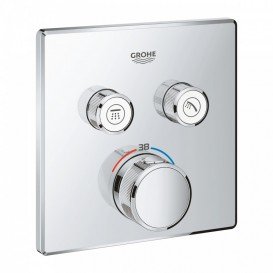 Душевая система Grohe SmartControl Cube с термостатом на 2 потребителя хром 26405SC1