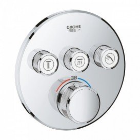 Душевая система Grohe SmartControl с термостатом на 3 потребителя хром 26406SC2