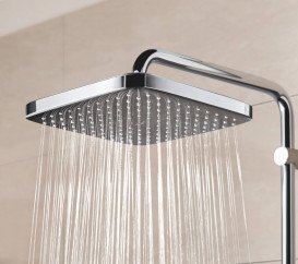 Душевая система Grohe Vitalio Start 250 CUBE с термостатом хром 26697000