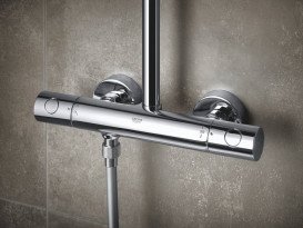 Душевая система Grohe Vitalio Start 250 CUBE с термостатом хром 26697000