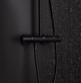 Душева система Grohe Vitalio Start 250 із термостатом чорний матовий 266772430