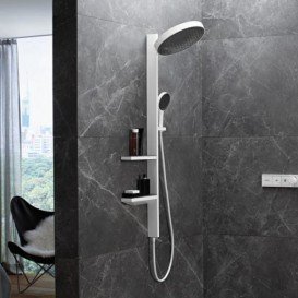 Душевая система Hansgrohe Rainfinity Showerpipe 360 белый матовый 26842700