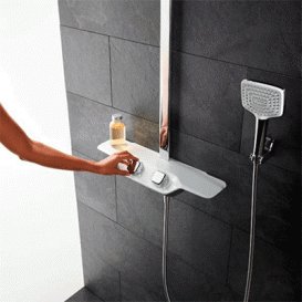 Душова система Kludi Cockpit Discovery з термостатом латунь білий / хром 8020091-00