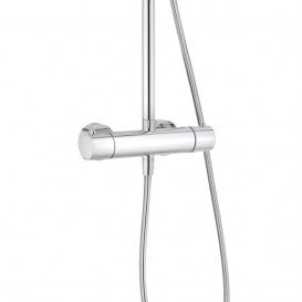 Душевая система Kludi Logo Dual Shower System 1S с термостатом 6809505-00