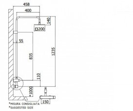 Душевая система Paffoni хром ZCOL 607 CR