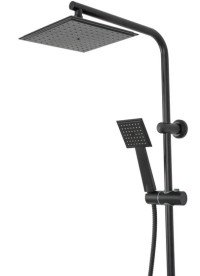 Душевая система Rea Bravo со смесителем черный REA-P0636