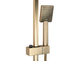 Душова система Rea Jack із змішувачем матове золото REA-P7050