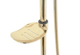 Душевая система Rea Luis со смесителем золото REA-P7006