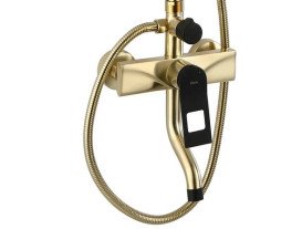 Душова система Rea Soul із змішувачем матове золото REA-B9962