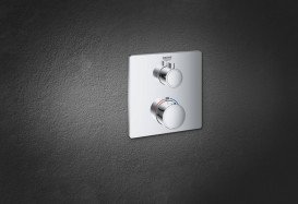 Душова система прихованого монтажу Grohe Grohtherm із Tempesta Cube 250 хром UA26415SC0