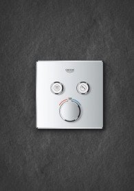 Душевая система скрытого монтажа Grohe Grohtherm SmartControl с Rainshower Mono 310 Cube хром UA26405SC1