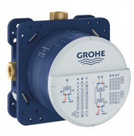 Душова система прихованого монтажу Grohe Eurosmart з верхнім душем Tempesta 250 хром 26416SC3