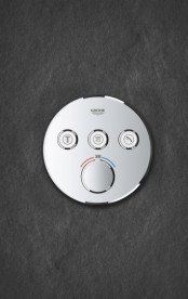 Душева система прихованого монтажу Grohe QuickFix Grohtherm SmartControl з Vitalio Start 250 хром UA202801R3