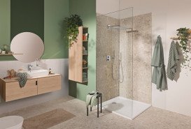 Душова система прихованого монтажу Grohe Grohtherm Cube з Rainshower Mono 310 Cube хром 34868000