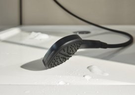 Душевая система скрытого монтажа Grohe Cubeo с Tempesta 250 черный матовый 1053362430