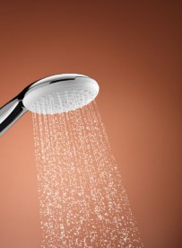 Душевая система скрытого монтажа Grohe BauFlow с вернхним душем New Tempesta 200 хром UA29045003