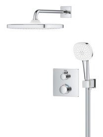 Душевая система скрытого монтажа Grohe Grohtherm с верхним душем Tempesta 250 Cube хром 1039950000
