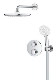 Душевая система скрытого монтажа Grohe Grohtherm с верхним душем Tempesta 250 хром 1039960000