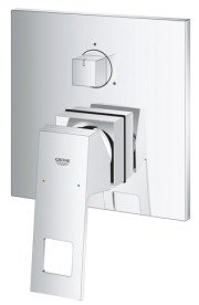 Душова система прихованого монтажу Grohe Eurocube з верхнім душем Tempesta 250 Cube хром UA26417SC0