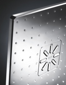 Душова система прихованого монтажу Grohe Grohtherm SmartControl з верхнім душем Rainshower SmartActive 310 Cube хром 1039980000