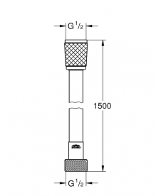 Душова система прихованого монтажу Grohe Grohtherm SmartControl + Tempesta 210 з верхнім і ручним душем хром 29120SCN