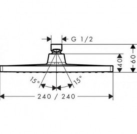 Душевая система скрытого монтажа Hansgrohe Logis хром 1В111218