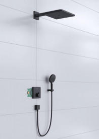Душевая система скрытого монтажа Hansgrohe Raindance E/ShowerSelect E черный матовый 27939670