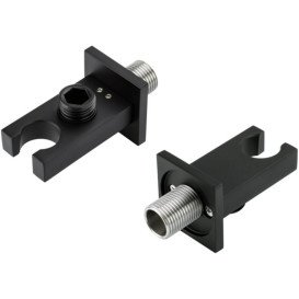 Душевая система скрытого монтажа Kroner KRP Edelstahl Kubus-SCH082 со смесителем нержавеющая сталь черный CV029972