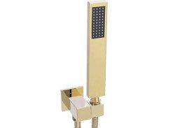Душевая система скрытого монтажа Rea Davis с термостатом золото REA-P6324
