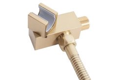 Душова система прихованого монтажу Rea Davis із термостатом матове золото REA-P6358