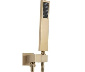 Душова система прихованого монтажу Rea Davis із термостатом матове золото REA-P6358