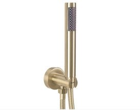 Душова система прихованого монтажу Rea Argon із змішувачем матове золото REA-P7810