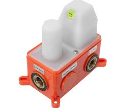 Душевая система скрытого монтажа Rea Lungo со смесителем белый матовый REA-P8540