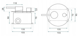 Душова система прихованого монтажу Rea Lungo із змішувачем матова мідь REA-P8810