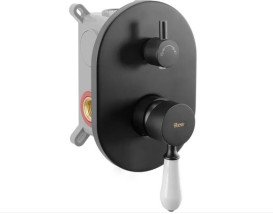 Душова система прихованого монтажу Rea Serra із змішувачем чорний REA-B1143