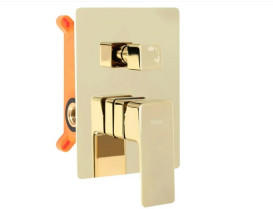 Душова система прихованого монтажу Rea Orix із змішувачем золото REA-P8464