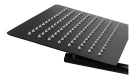 Душова система прихованого монтажу Rea Oval із змішувачем чорний REA-P8467