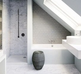 Душова система прихованого монтажу Rea Lugano із змішувачем чорний REA-P9301