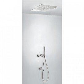 Душевая система скрытого монтажа Tres 3V с изливом для ванны хром 21027306