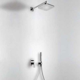 Душевая система скрытого монтажа Tres Loft colors черный/хром 20018002NE