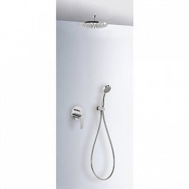 Душова система прихованого монтажу Tres Flat-tres з одноважільним змішувачем хром 20418080