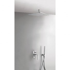 Душова система прихованого монтажу Tres Cuadro Tres з одноважільним змішувачем хром 00618080