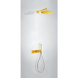 Душевая система Tres Block System colors термостатическая янтарно-желтый 20735201TAM