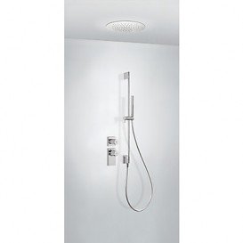 Душова система Tres Block System термостатична з верхнім і ручним душем хром 20635203