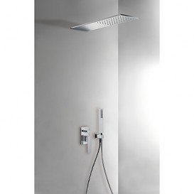 Душова система Tres Slim-Tres з верхнім і ручним душем хром 20218003