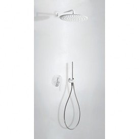 Душевая система Tres Study colors с верхним и ручным душем белый 26298091TBL