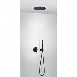 Душевая система Tres Study colors с верхним и ручным душем черный матовый 26218099NM