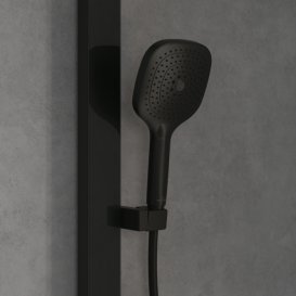 Душева система Villeroy & Boch Infinity Showers із термостатом чорний матовий TVS110004000K5