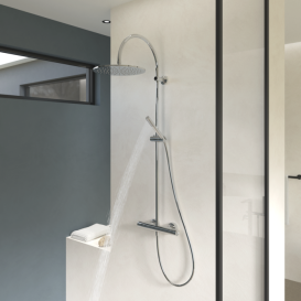 Душева система Villeroy & Boch Universal Showers з термостатом хром TVS00003300061