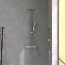 Душевая система Villeroy & Boch Verve Showers с термостатом хром TVS10900500061